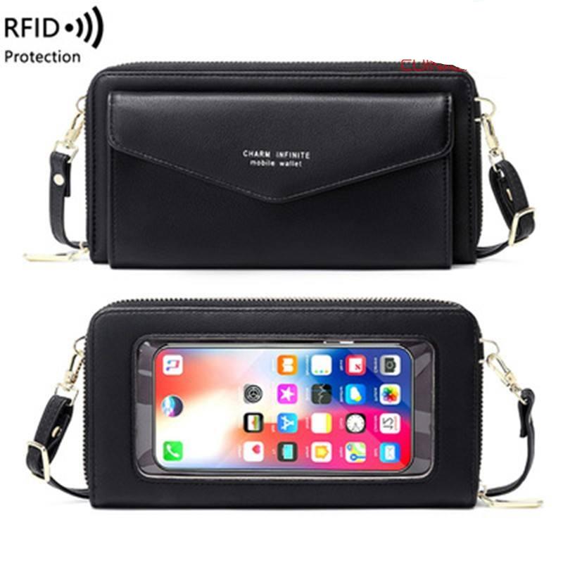 TB THOM Women Wallet Clutch Bag Luxury Brand Striped Leather Handbag Female  Bag Wrist Bags Zipper Phone Credit Card Holder - AliExpress